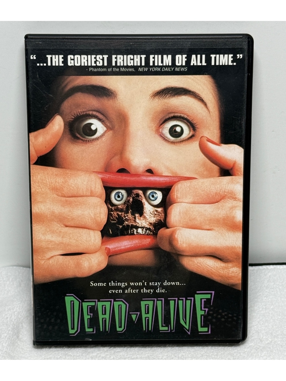 Dead Alive DVD 1998 Unrated Peter Jackson Horror Zombie OOP Lions Gate Halloween